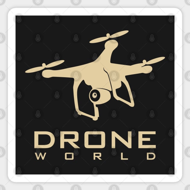 Drone World Magnet by Toogoo